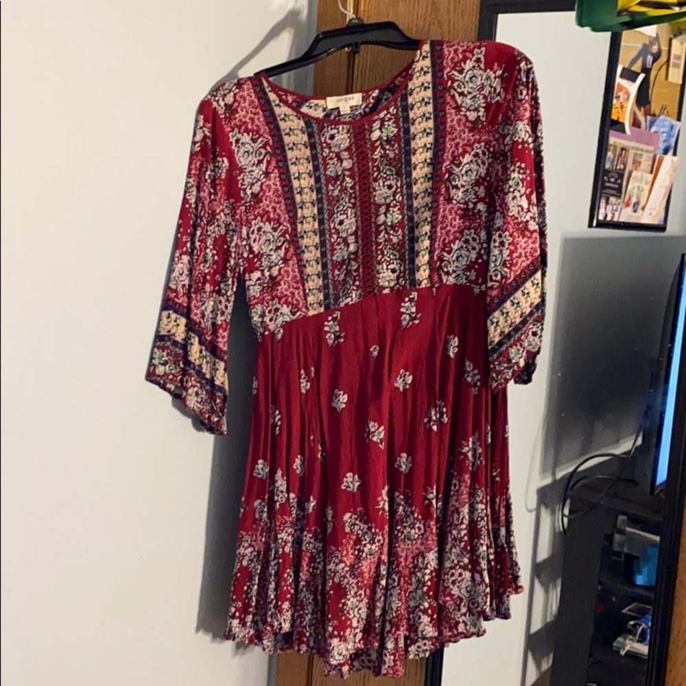 Floral print dress